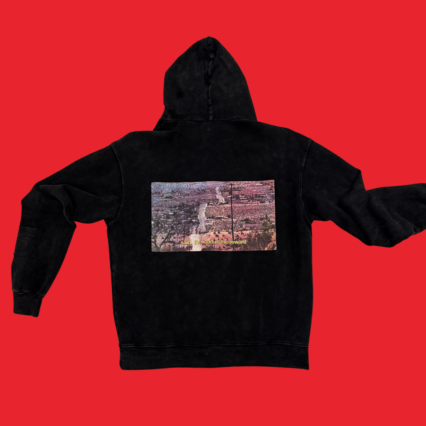 SELECTIVE CUTS ZIP HOODIE